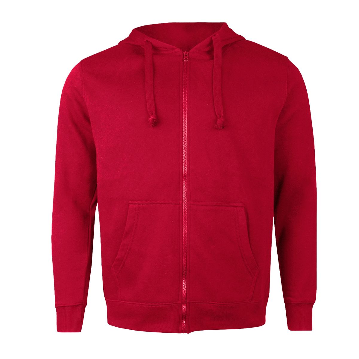 ANDESLAND OUTDOOR APPAREL - Polerón Canguro Con Cierre Vulpes Rojo Unisex