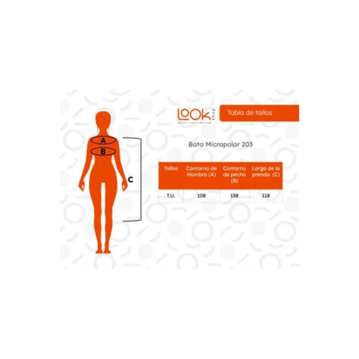 GENERICO - Bata Micropolar Excelente Calidad. Colores 203