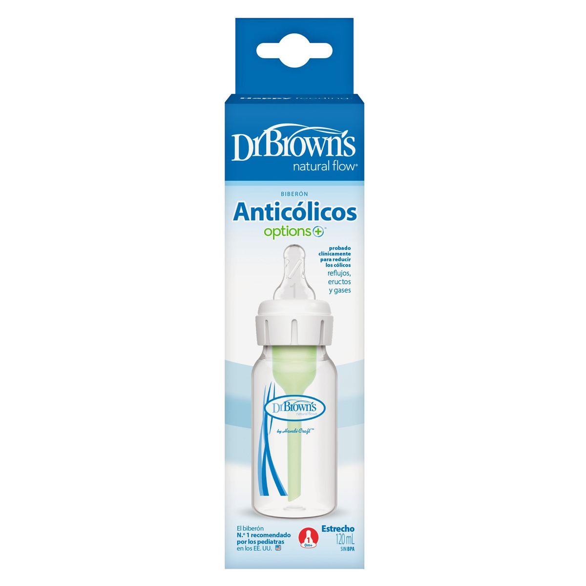 DR BROWN'S - Mamadera Estándar Options+ Anticolicos 120ml Dr Brown´s