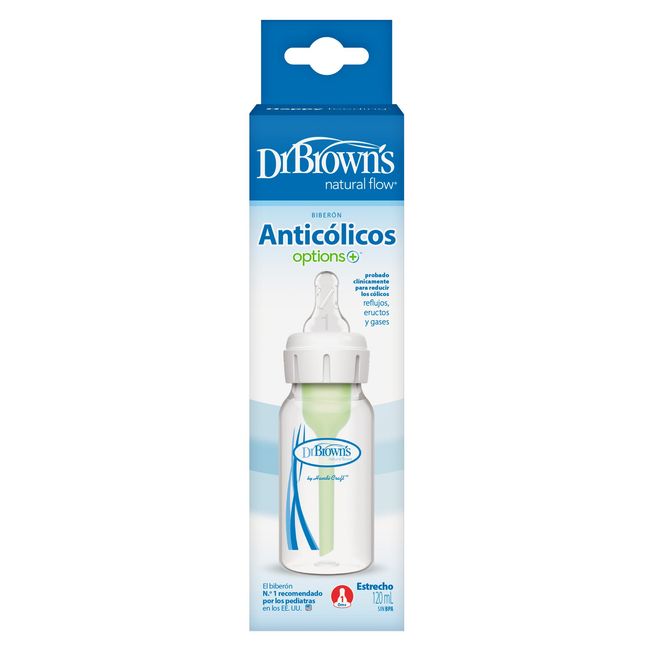 DR BROWN'S - Mamadera Estándar Options+ Anticolicos 120ml Dr Brown´s