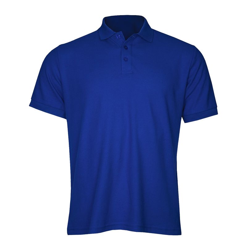 ANDESLAND OUTDOOR APPAREL - Polera Algodón Pique Manga Corta Velox Azulino Hombre.-