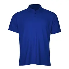 ANDESLAND OUTDOOR APPAREL - Polera Pique Algodón Azul Francia Hombre