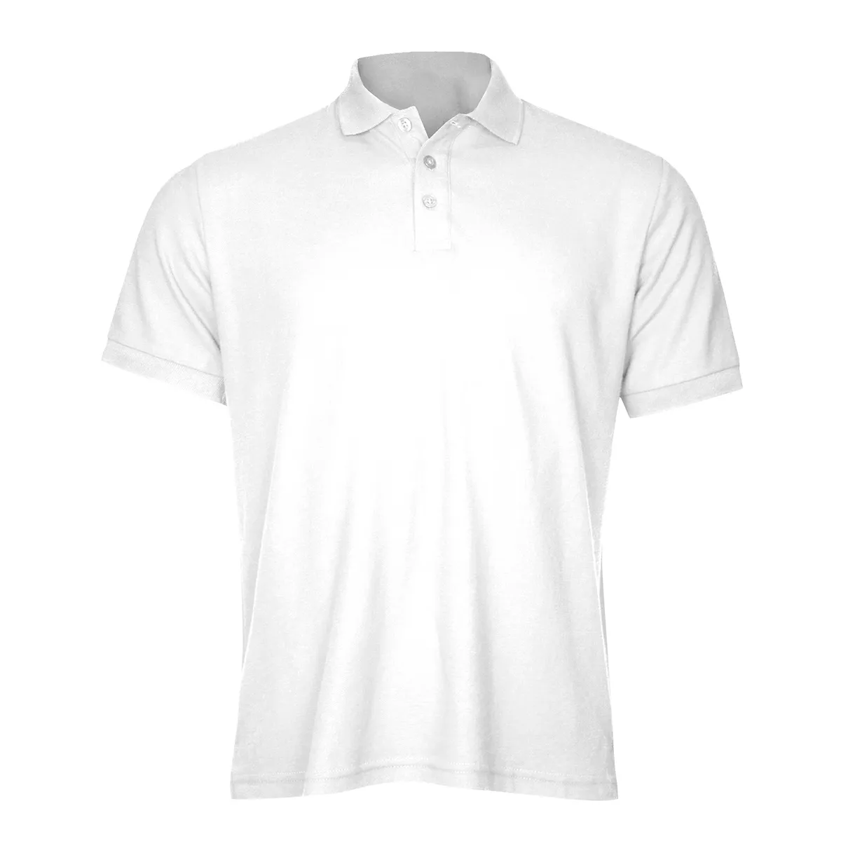 ANDESLAND OUTDOOR APPAREL - Polera Algodón Pique Manga Corta Velox Blanca Hombre
