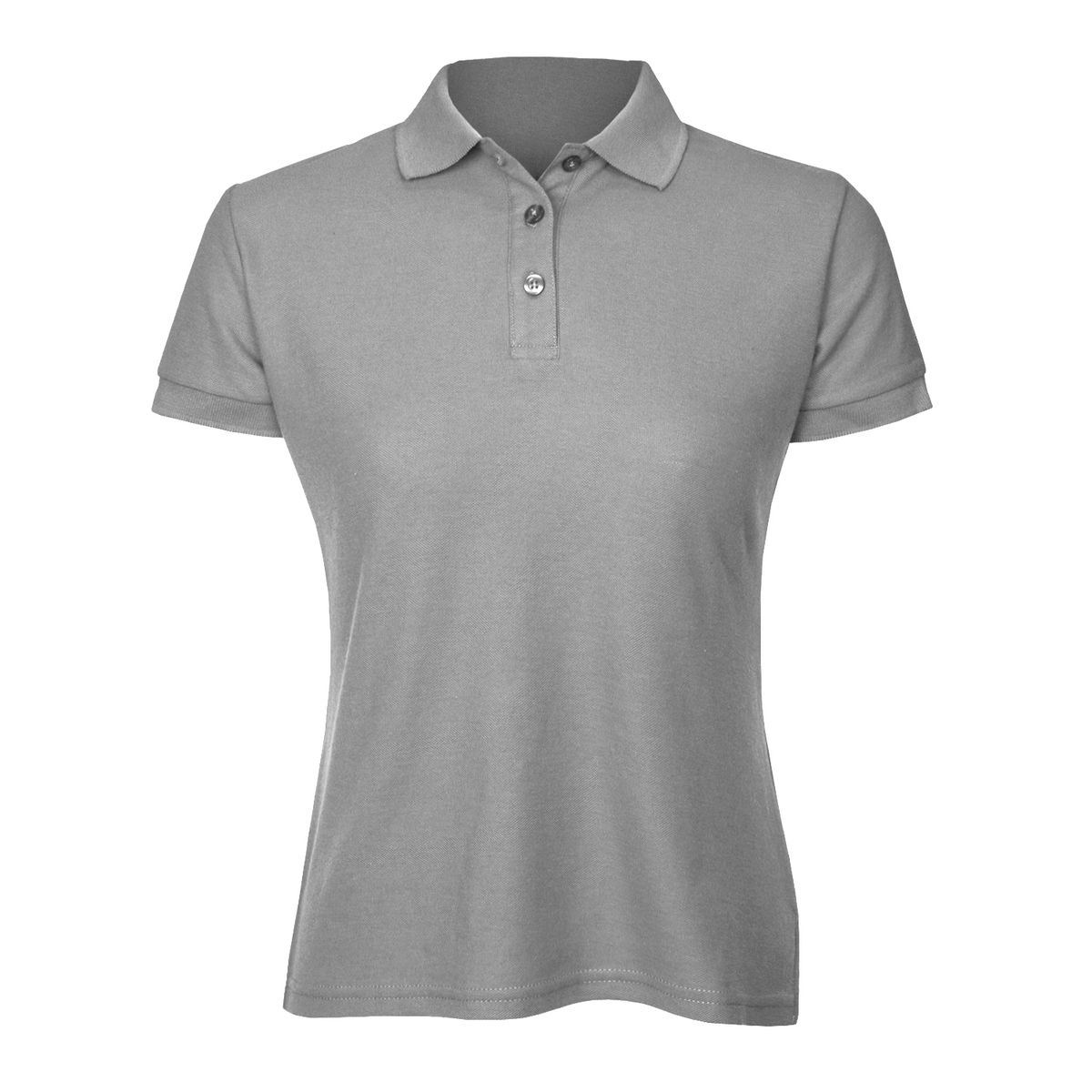 ANDESLAND OUTDOOR APPAREL - Polera Algodón Pique Manga Corta Velox Gris Mujer
