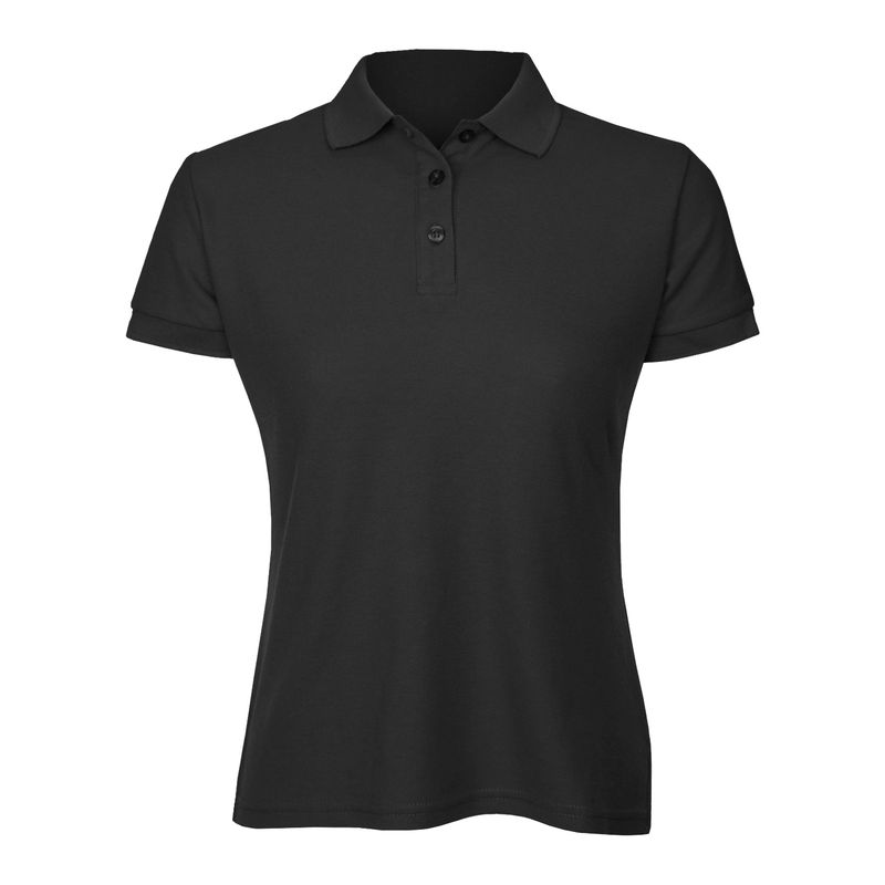 ANDESLAND OUTDOOR APPAREL - Polera Algodón Pique Manga Corta Velox Negro Mujer