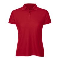 Polera Algodón Pique Manga Corta Velox Rojo Mujer