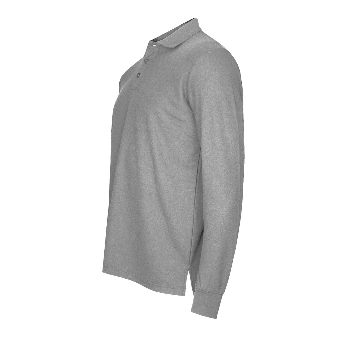 ANDESLAND OUTDOOR APPAREL - Polera Algodón Pique Manga Larga Velox Gris Hombre