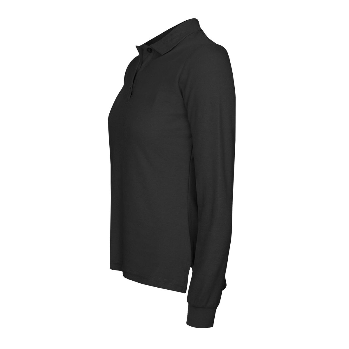 ANDESLAND OUTDOOR APPAREL - Polera Algodón Pique Manga Larga Velox Negro Mujer