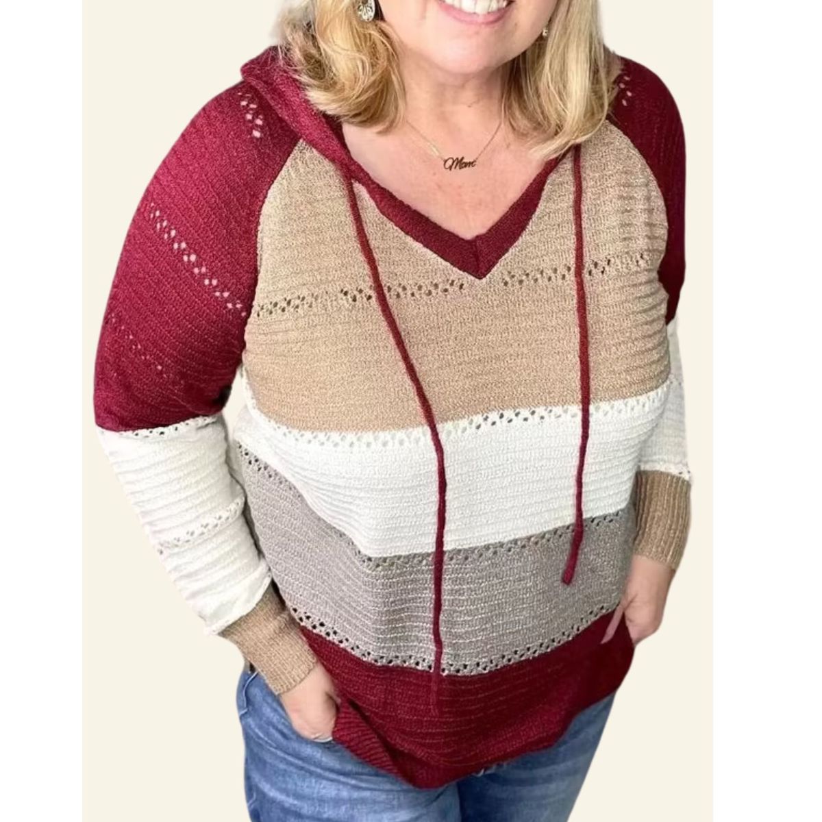 ARRAKASTA - Polerón con capucha multicolor