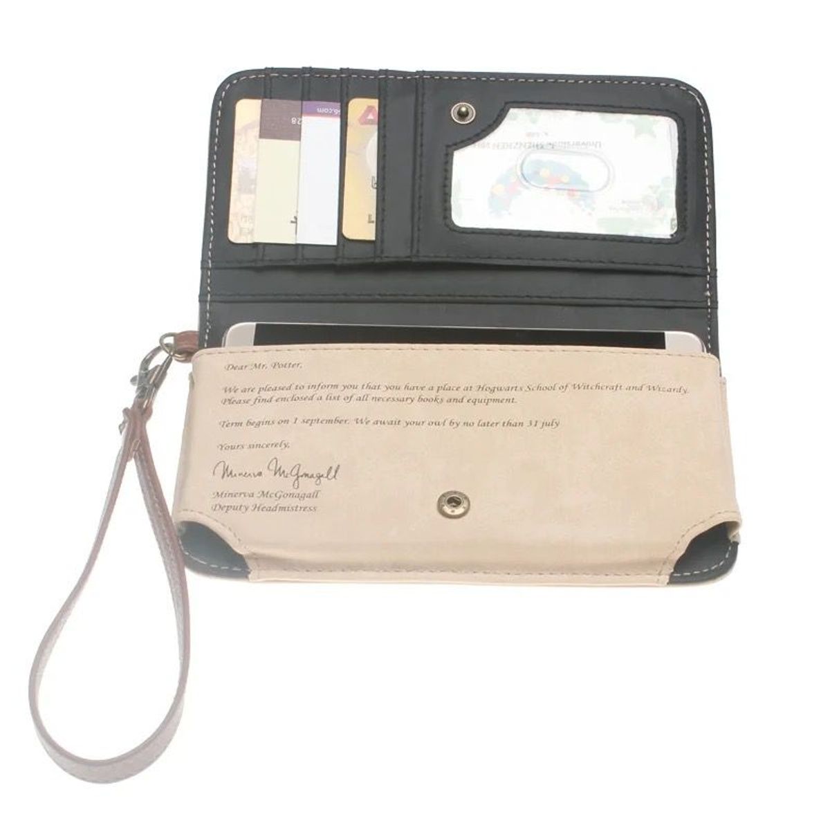 GENERICO - Billetera Carta de Harry Potter Beige