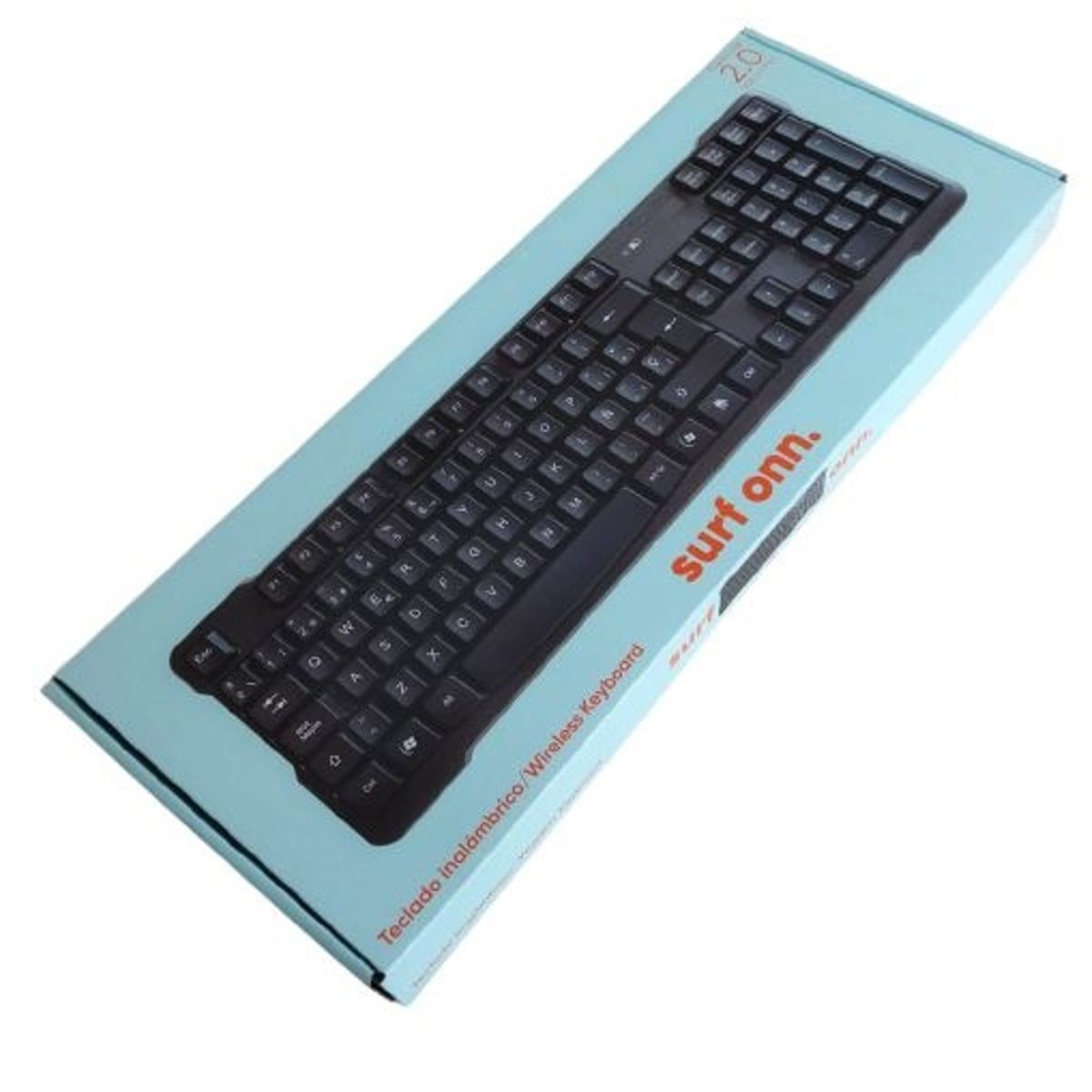 GENERICO - Teclado inalambrico alfanumérico español surf on