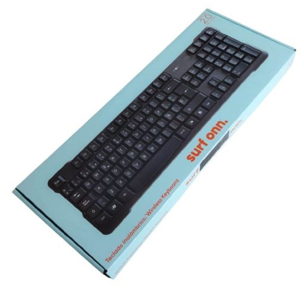 GENERICO - Teclado inalambrico alfanumérico español surf on