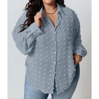 Blusa abotonada punto suizo