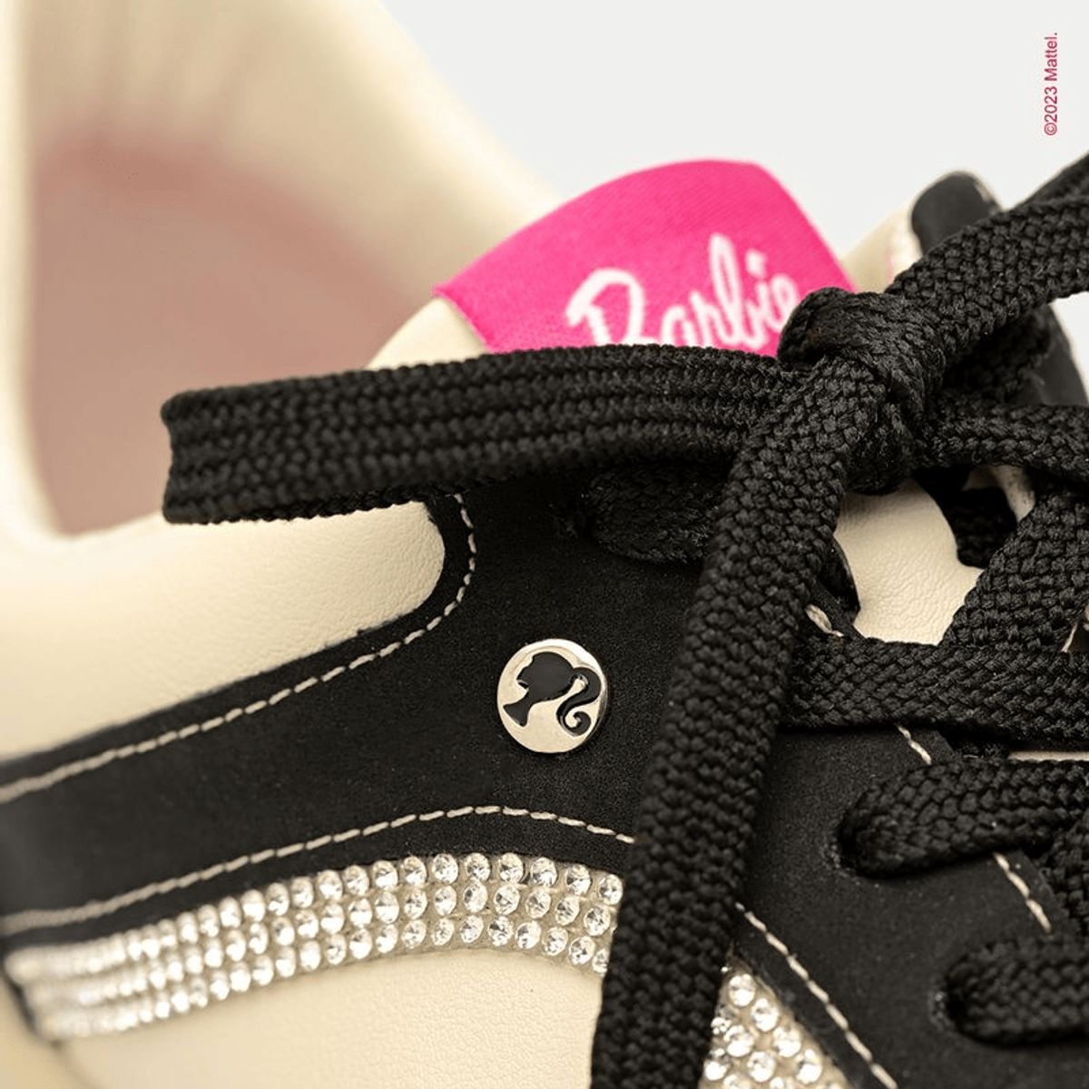 PICCADILLY - Zapatilla Urbana Mujer Negro/Beige Barbie Piccadilly