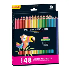 PRISMACOLOR - Set 48 Lapices de Color Jr. Colores Surtidos
