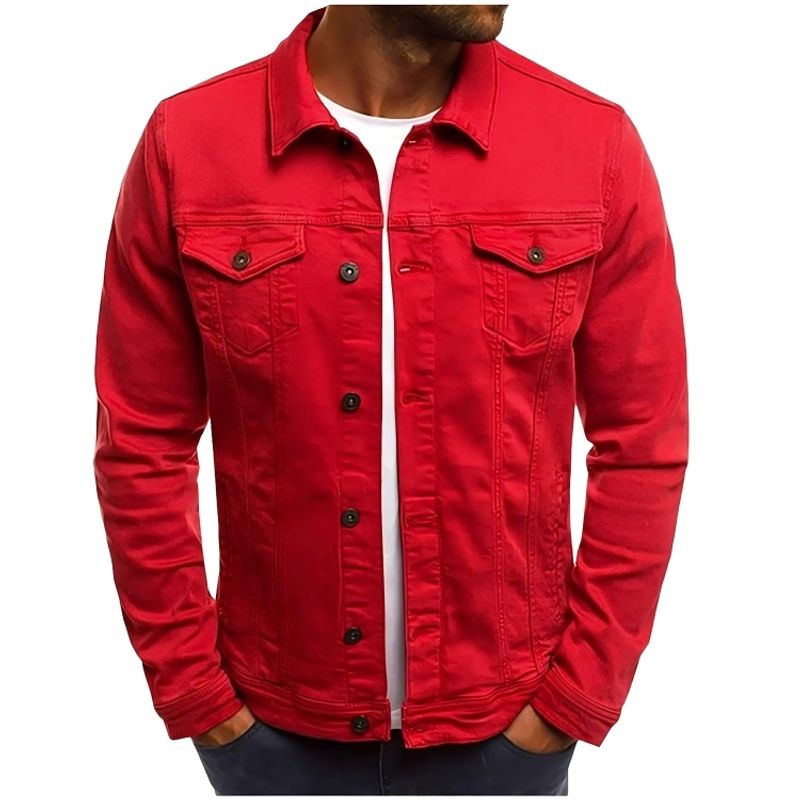 D'JOE - Chaqueta Mezclilla Colors Clasic Man Hombre