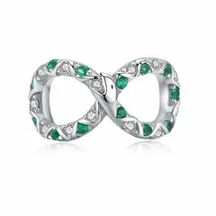 TODOJOYAS - Charm Dije Plata 925 Infinto Serpiente