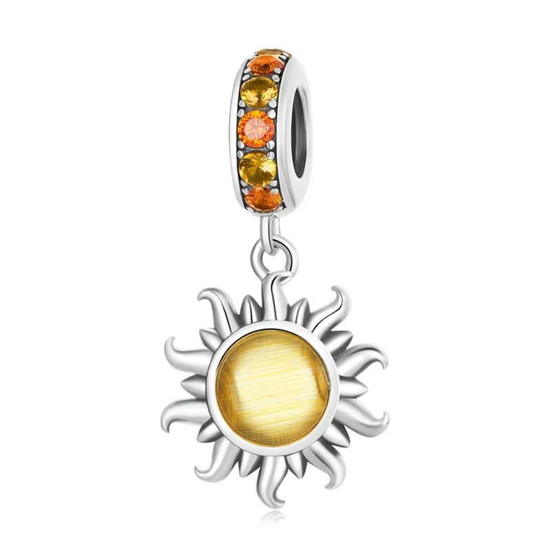 TODOJOYAS - Charm Dije Plata 925 Sol Brillante