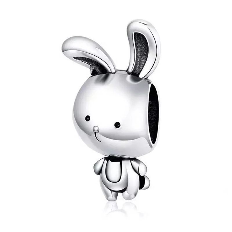 TODOJOYAS - Charm Dije Plata 925 Conejito Lindo