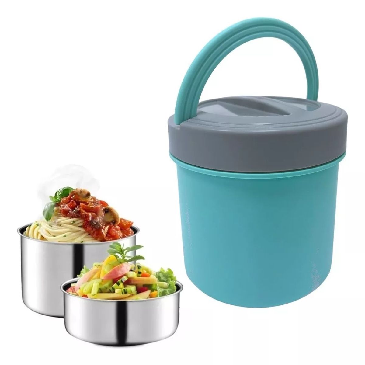 GENERICO - Termo Para Comida Caliente Termo Para Comida Infantil Termico Turquesa