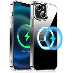 GENERICO - Carcasa Transparente Carga Magnética Para iPhone 13