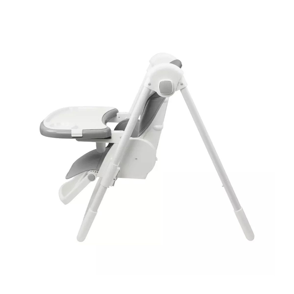 BABYMINE - Silla de Comer Plegable Evolution Gris