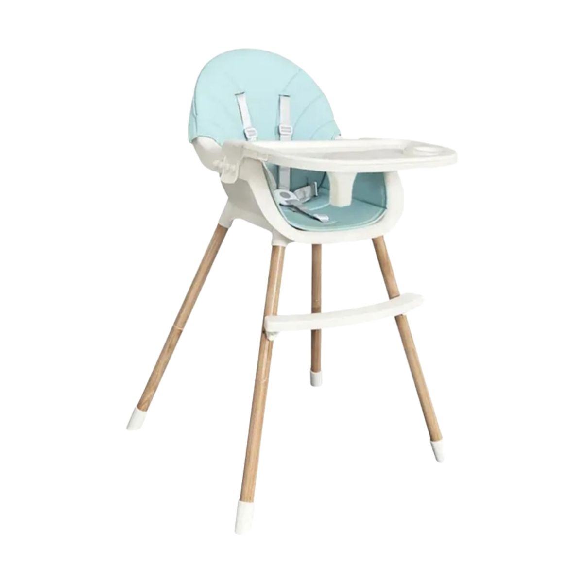 BABYMINE - Silla de comer Max Comfort Celeste