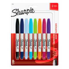 SHARPIE - Set 8 Marcadores Doble Punta Surtidos