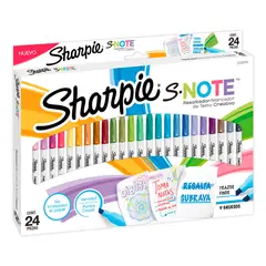 SHARPIE - Caja 24 Destacadores Pastel S Note