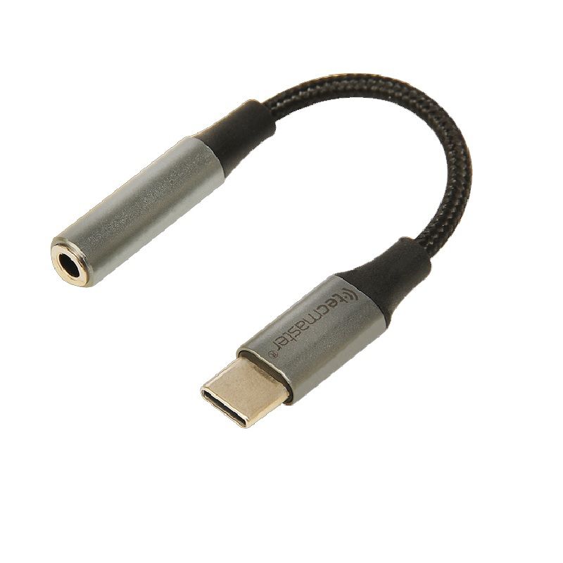 TECMASTER - Adaptador Tipo C Para Audífono Jack 3.5mm  Premium Audio