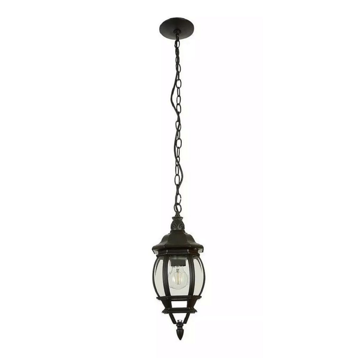 GENERICO - Farole Colgante Clasico Exterior Modelo Calabaza