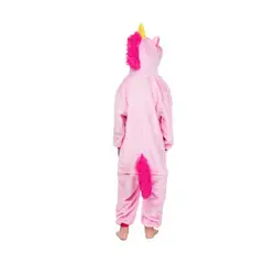 GENERICO - Pijama polar unicornio rosado ㅤ
