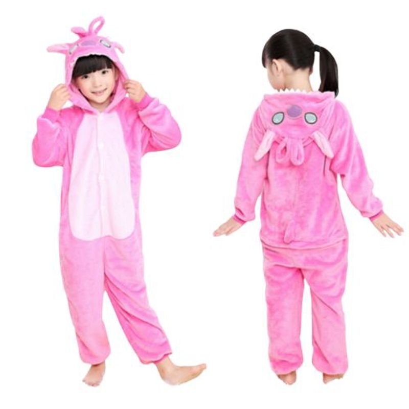 GENERICO - Pijama polar Stitch rosado niñoa