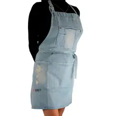 RANTY - DELANTAL VINTAGE JEANS COLOR CELESTE