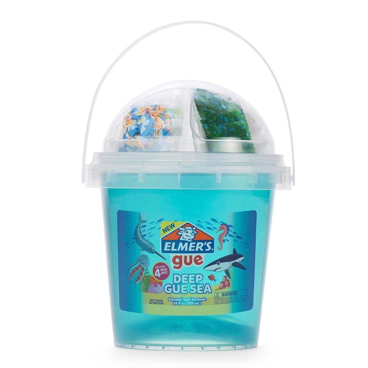 ELMERS - Kit Slime Gue Deep Sea Deluxe Elmer's Balde 710 ml