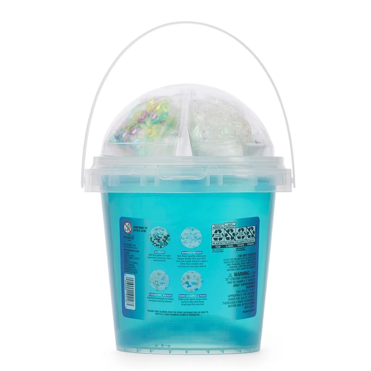 ELMERS - Kit Slime Gue Deep Sea Deluxe Elmer's Balde 710 ml