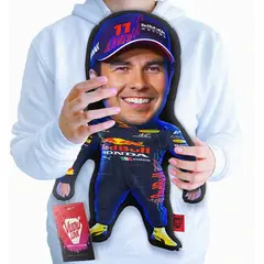 VUDU LOVE - Cojín Checo Perez Chiquito F1 40cm Vudú Love.