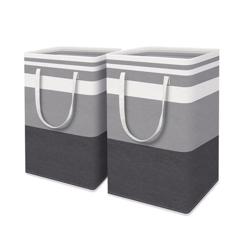 GENERICO - Cesto Grande P/ropa Sucia Y Lavandería Plegable De 75l, 2 Pz