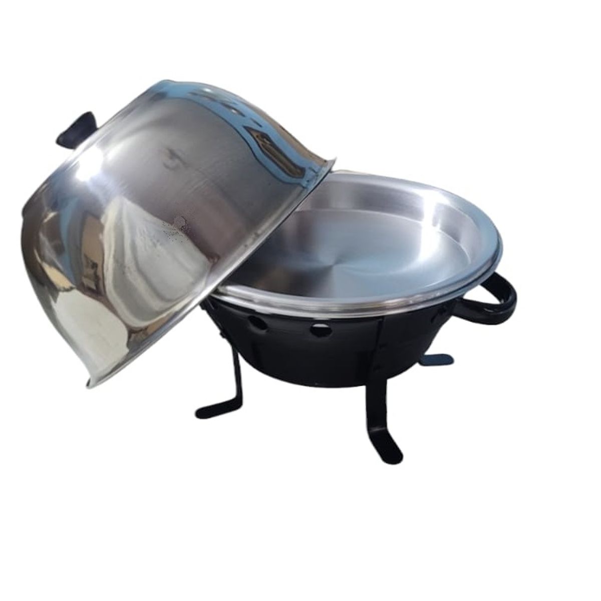 GENERICO - Parrilla De Mesa Con Tapa 30cm