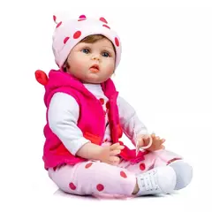 BESTOYS - Bebé Muñeca Realista Reborn 100% Silicona 55cm 508
