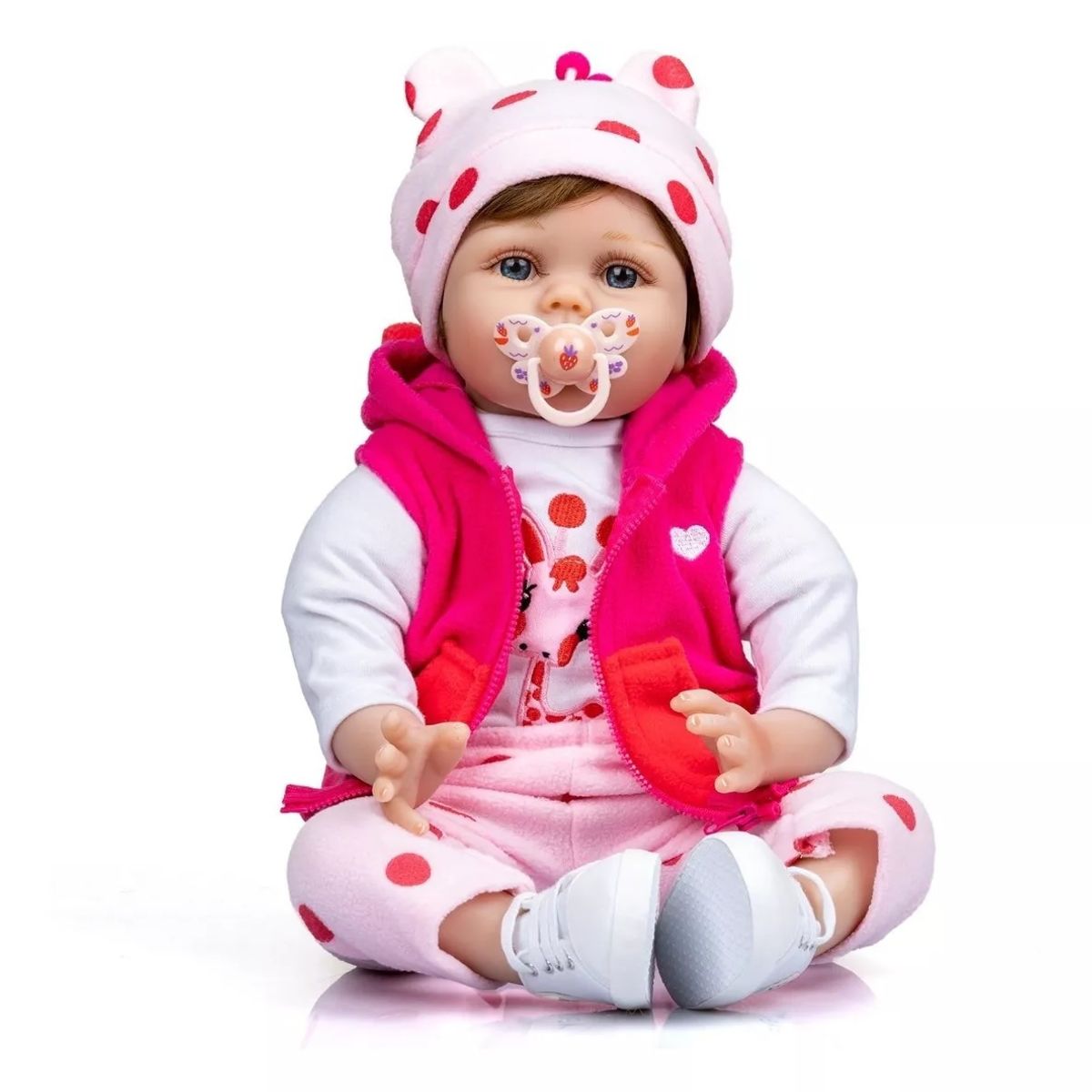 BESTOYS - Bebé Muñeca Realista Reborn 100% Silicona 55cm 508 Bestoys