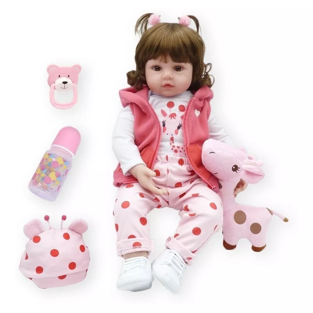 BESTOYS - Bebé Muñeca Realista Reborn 100% Silicona 48cm 1499 Bestoys