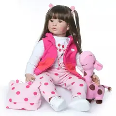 BESTOYS - Bebé Muñeca Realista Reborn 100 Silicona 55cm