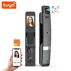 GENERICO - Cerradura Inteligente Wifi Reconocimiento Facial Huella Digital App Camara