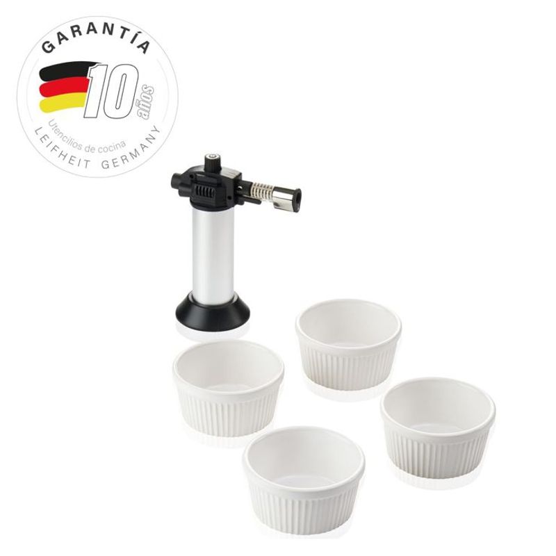 LEIFHEIT - Set preparación de Creme Brulée
