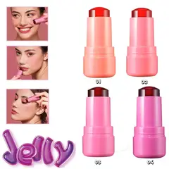 GENERICO - Tinta Labial Gelatina 2en1 Labios Rostro Pack 4 Tonos