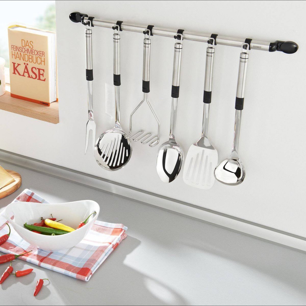 LEIFHEIT - Barra para colgar accesorios de cocina