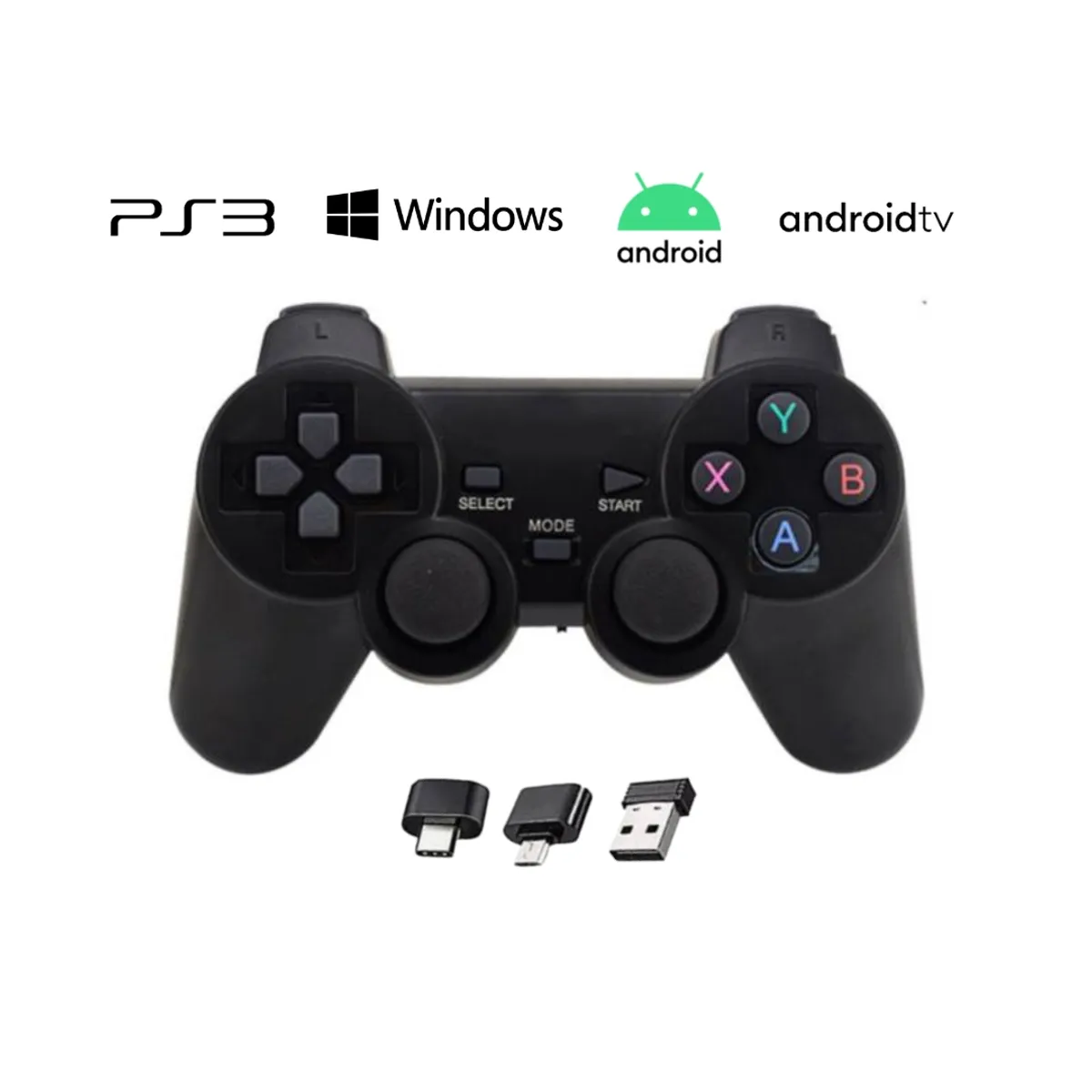 GENERICO - JOYSTICK COMPATIBLE PC CELULAR TABLET TV Y PS3  INALÁMBRICO