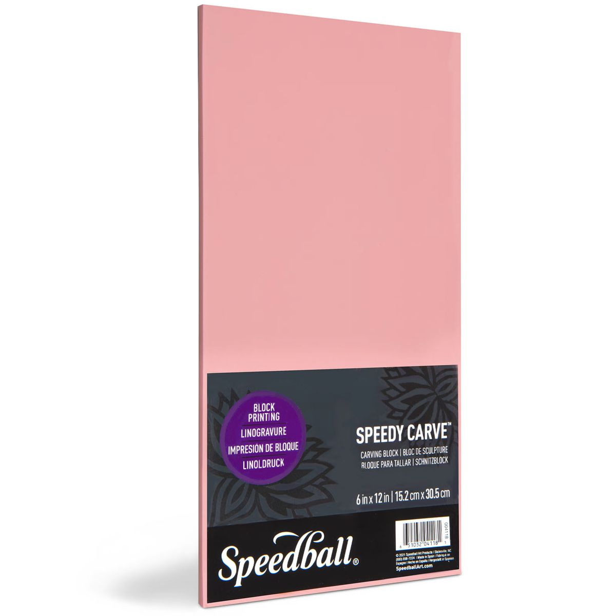 SPEEDBALL - Goma para Grabado Speedball Speedy-Carve Rosada (15x30cm)