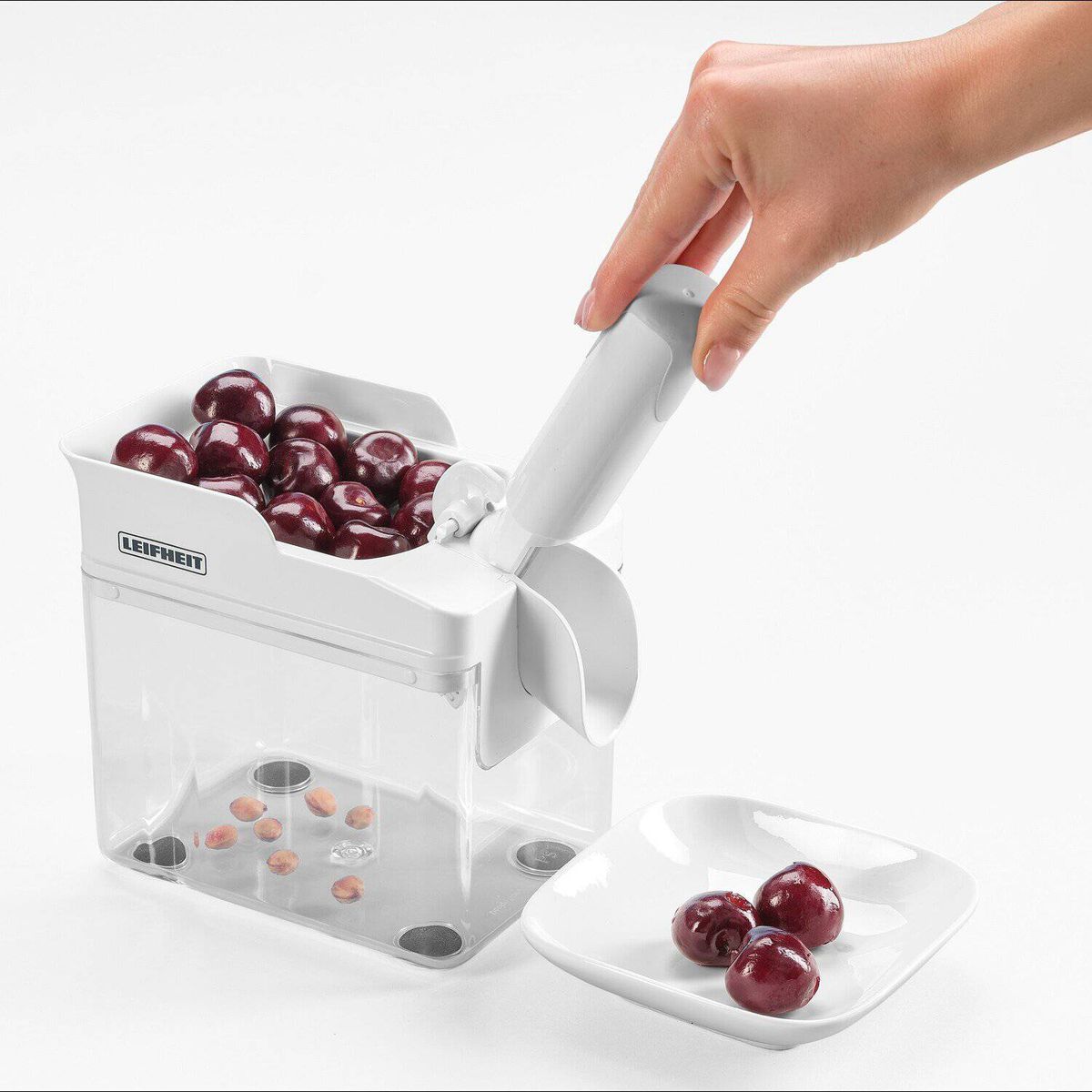 LEIFHEIT - Descarozador de cerezas y aceitunas